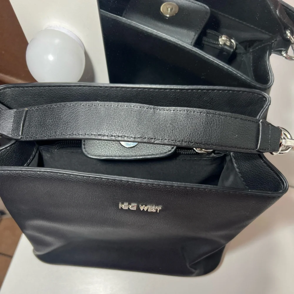 Nine West Gracyn Bucket Black One Size Handbag
